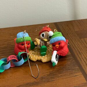 3 Vintage HALLMARK CHRISTMAS ORNAMENTS